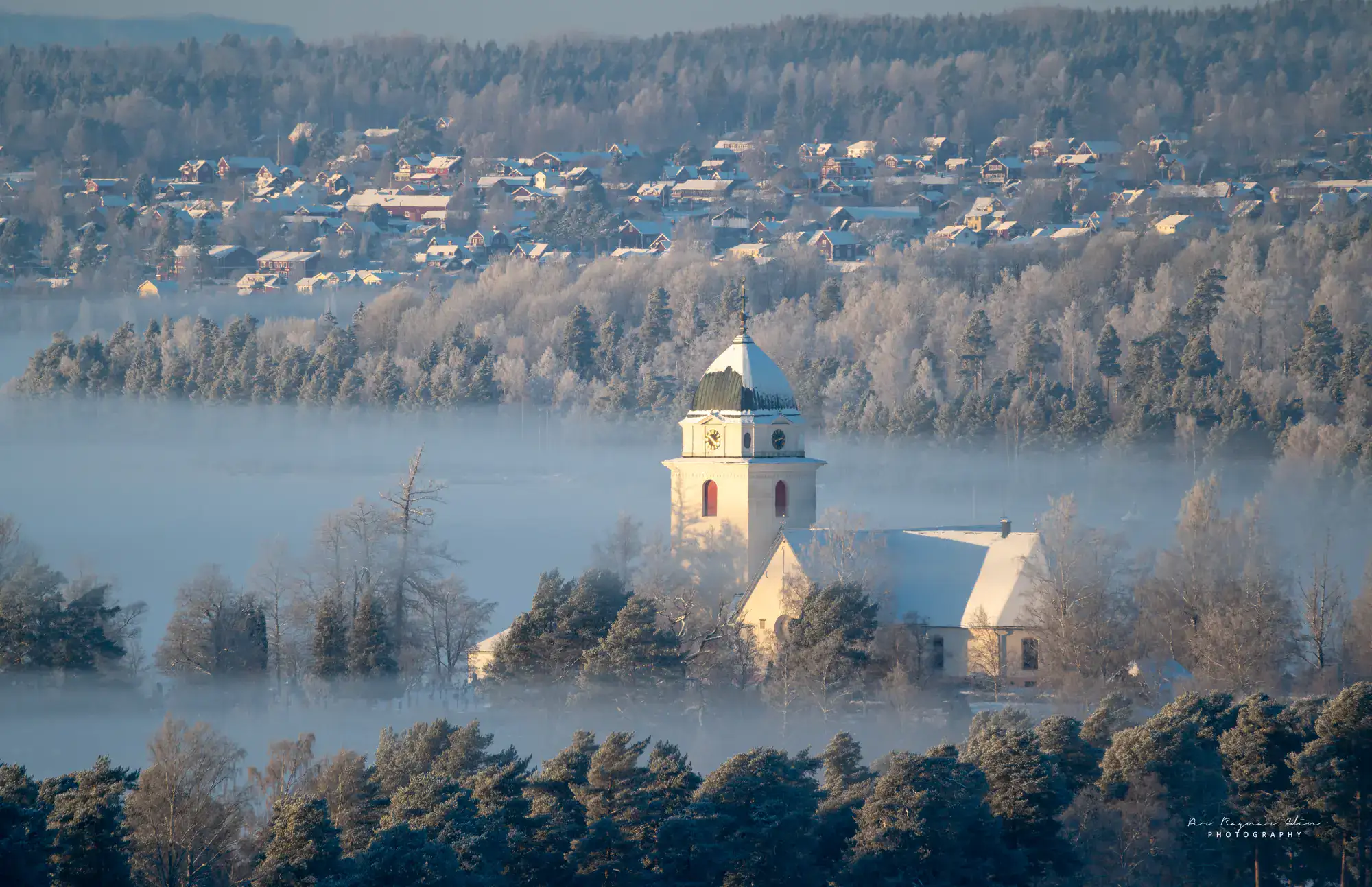 Kallt och vintrigt i Rättvik